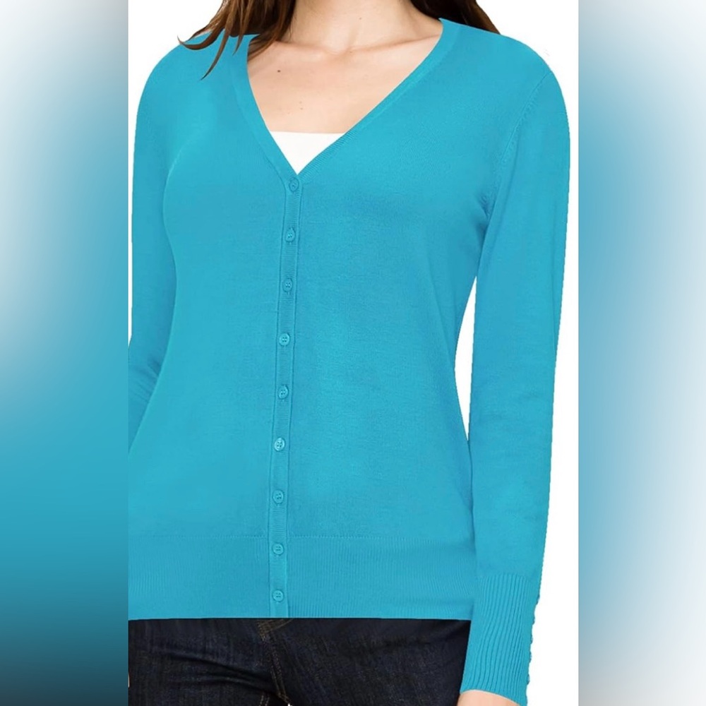 BIAGIO Button Front Cardigan Sweater